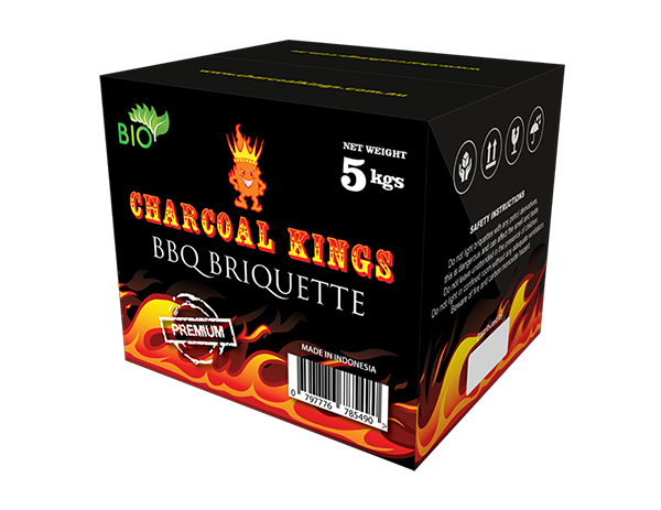 BBQ SAWDUST BRIQUETTE – GRADE A – 5KG
